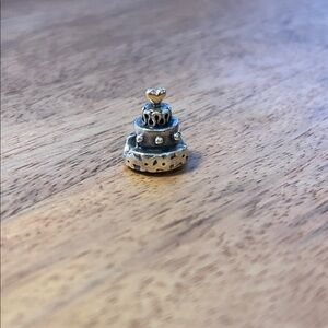 Retired Genuine Pandora Wedding Cake Charm 🤍